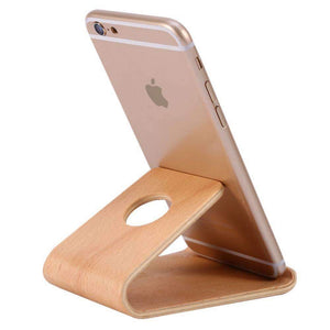 Wooden Bamboo Mobile Phone Holder