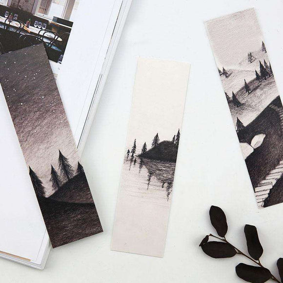 Black/White Mountains Bookmarks