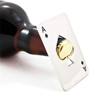 Stylish "Poker Ace" Bottle Opener